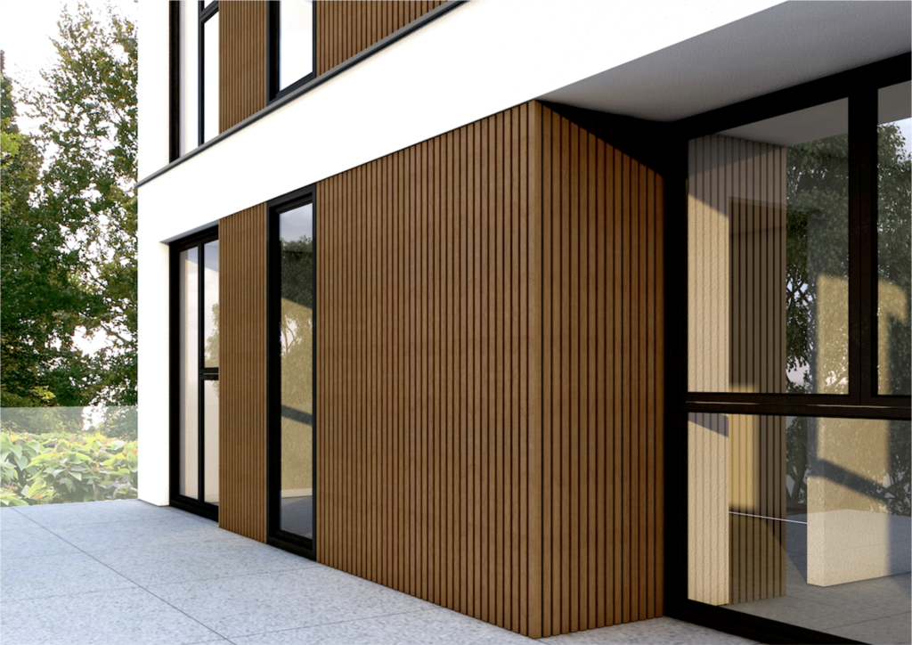 WPC Louvers wall cladding